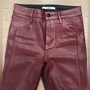 Sam Edelman maroon painted skinny jeans - 26